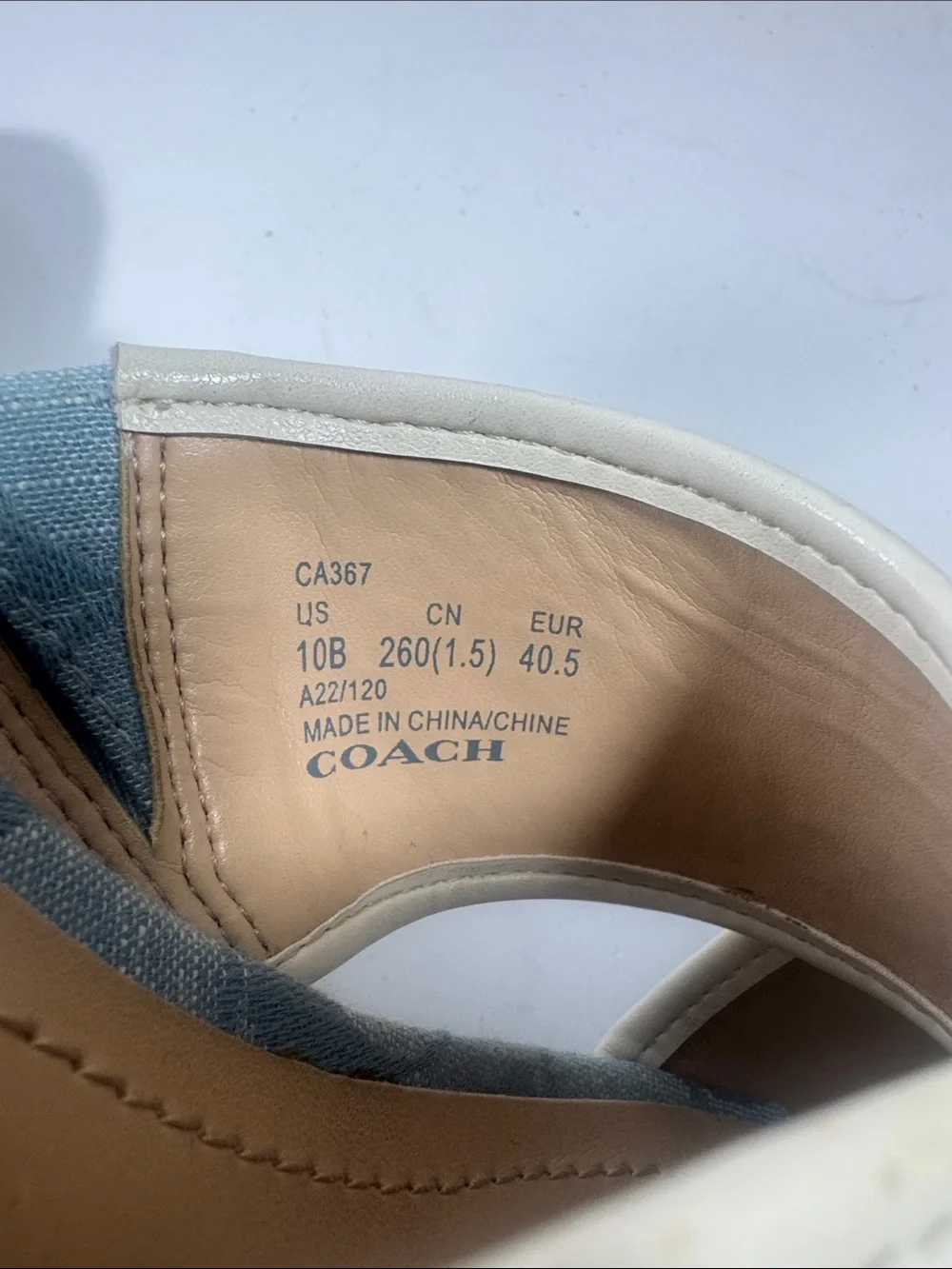 Coach sloan wedge